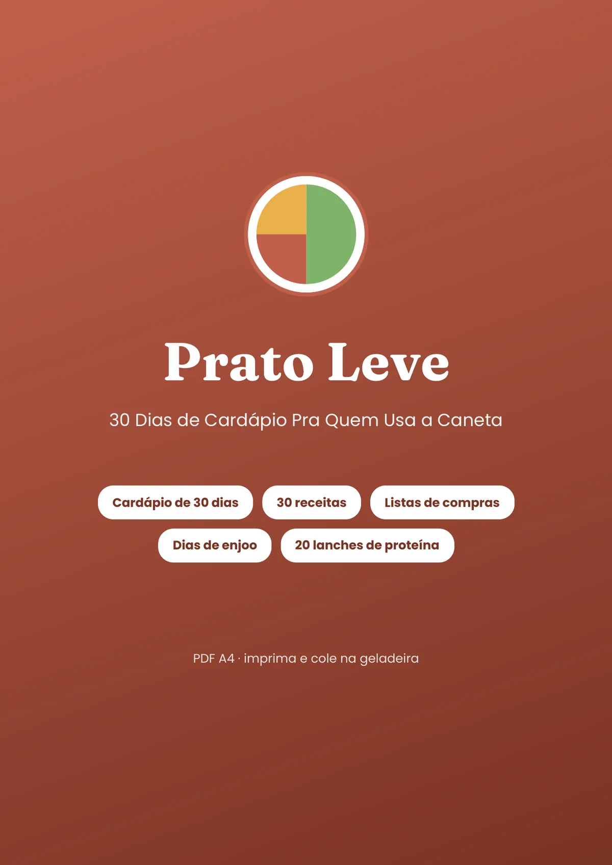 Página real do PDF Prato Leve: capa
